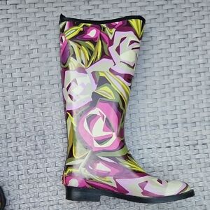 Vintage 2011 Missoni for Target Women's Size 6 Floral Winter  Rain Snow Boots